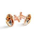 thumbnail image 1 of Fox Elegant Mens Stainless Steel Cufflinks for Formal Attire, Wedding Events, and Business Meetings, 1 of 6