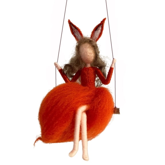 Fox Elf Needle Felting Kits for Starters Fairy DIY Craft Kit for Beginner Include Everything to Make