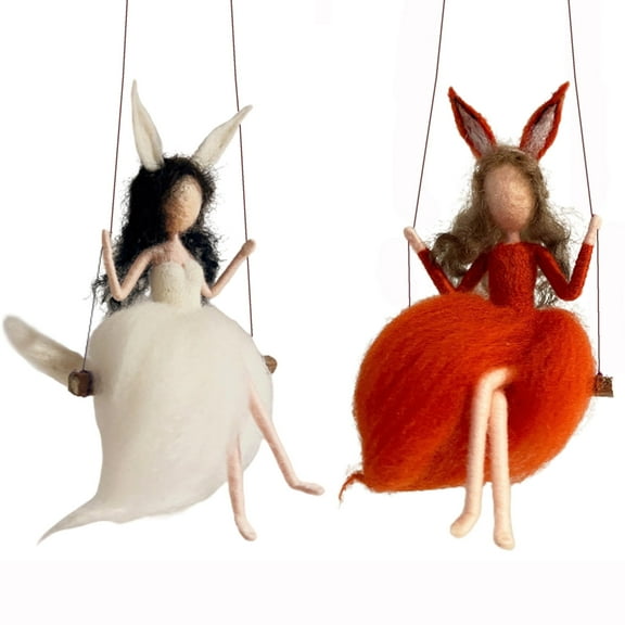 Fox Elf Needle Felting Kits for Starters Fairy DIY Craft Kit for Beginner Include Everything to Make