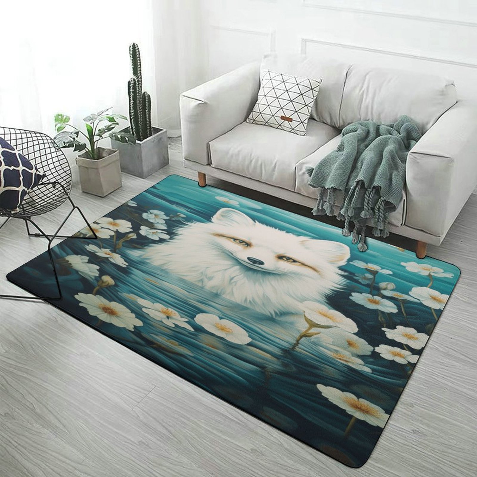 Fox European Living Room Carpets Rugs Luxury Bedroom Study R Rug Large ...