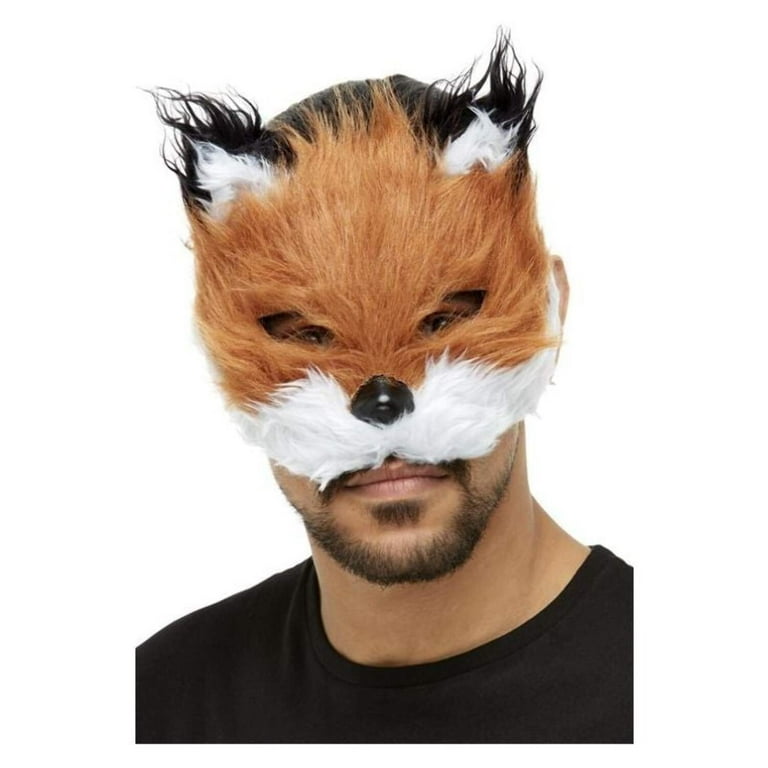 Fox Face Mask Adult Ginger Fox Face Mask Adult Ginger