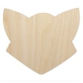 thumbnail image 1 of Fox Face Solid Wood Shape Unfinished Piece Cutout Craft DIY Projects - 4.70 Inch Size - 1/4 Inch Thick, 1 of 7