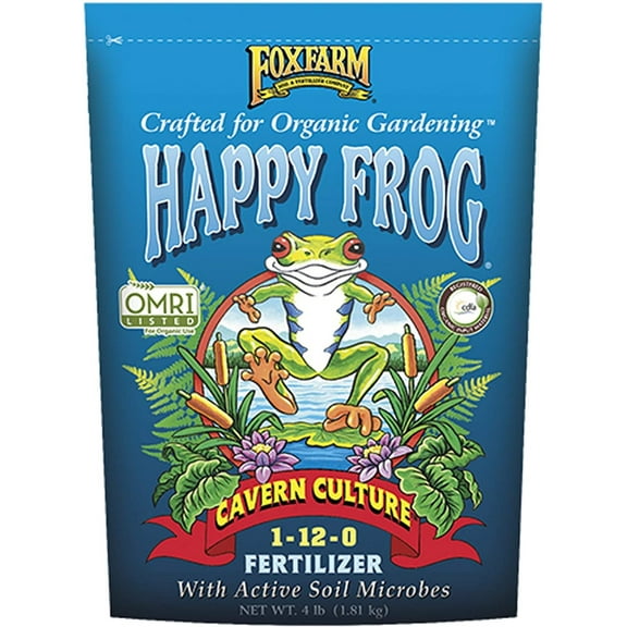 Fox Farm 500664 Fertilizer (4 lb. Pouch) Happy Frog - Cavern Culture | 4lb