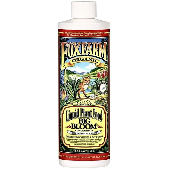 Fox Farm Big Bloom Liquid Concentrate Fertilizer, 1-Pint (1-Pack)