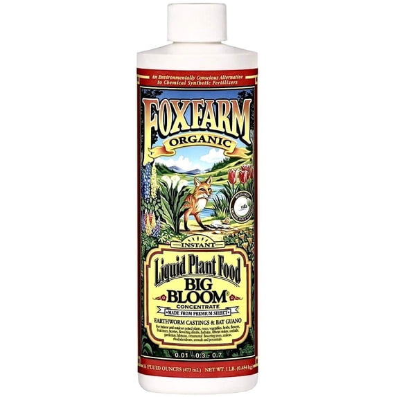 Fox Farm Big Bloom Liquid Concentrate Fertilizer, 1-Pint (1-Pack)