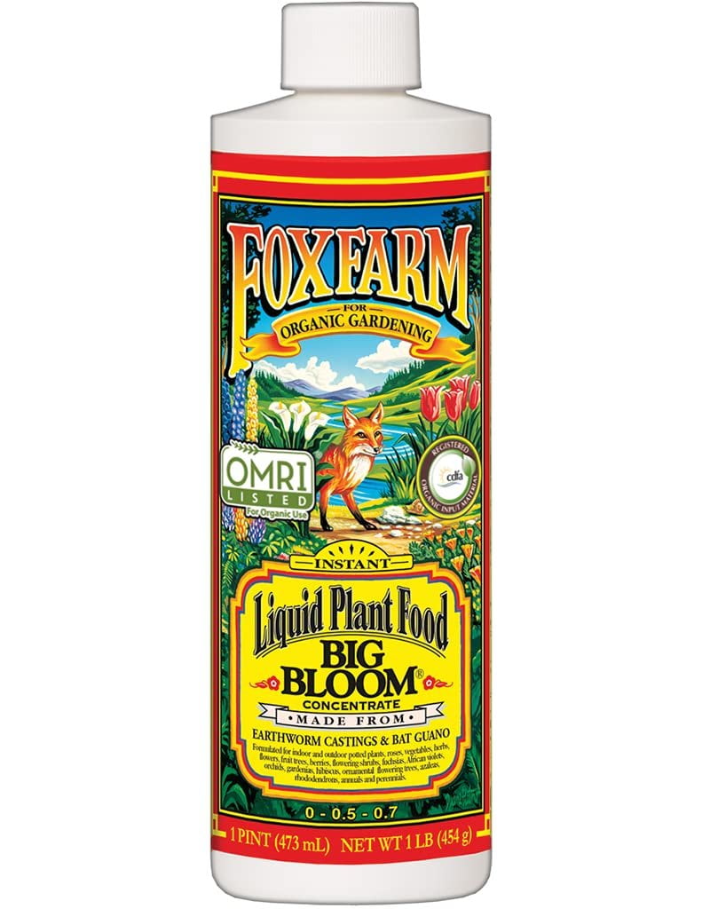 Fox Farm Organic Garden Soil Fertilizer, Big Bloom Liquid Concentrate