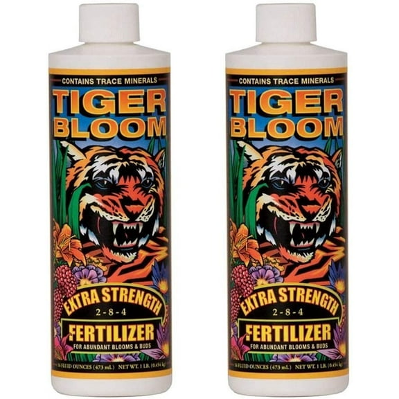 Fox Farm Tiger Bloom Liquid Concentrate Fertilizer, 1-Pint(2-Pack)