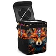 thumbnail image 1 of Fox Foldable Car Garbage Can with Lid, Leak-Proof, Hanging Storage Bag - Car Trash Bin, Mini Trash Can, 1 of 6