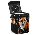 thumbnail image 1 of Fox Foldable Car Trash Can with Lid, Leak-Proof Hanging Storage Bag - Car Trash Bin, Mini Trash Can, 1 of 6