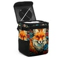 thumbnail image 1 of Fox Foldable Car Trash Can with Lid, Leak-proof Mini Garbage Bin, Hanging Storage Bag, 1 of 6