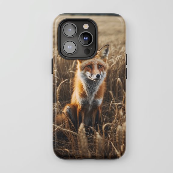 Fox For All iPhone Series Protective Phone Case Realistic Nature Wildlife Orange Brown