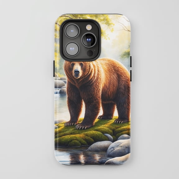 Fox For All iPhone Series Protective Phone Case Wildlife Art Orange White