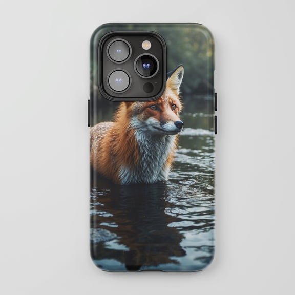 Fox For All iPhone Series Tough Phone Case Wildlife Nature Multi-color