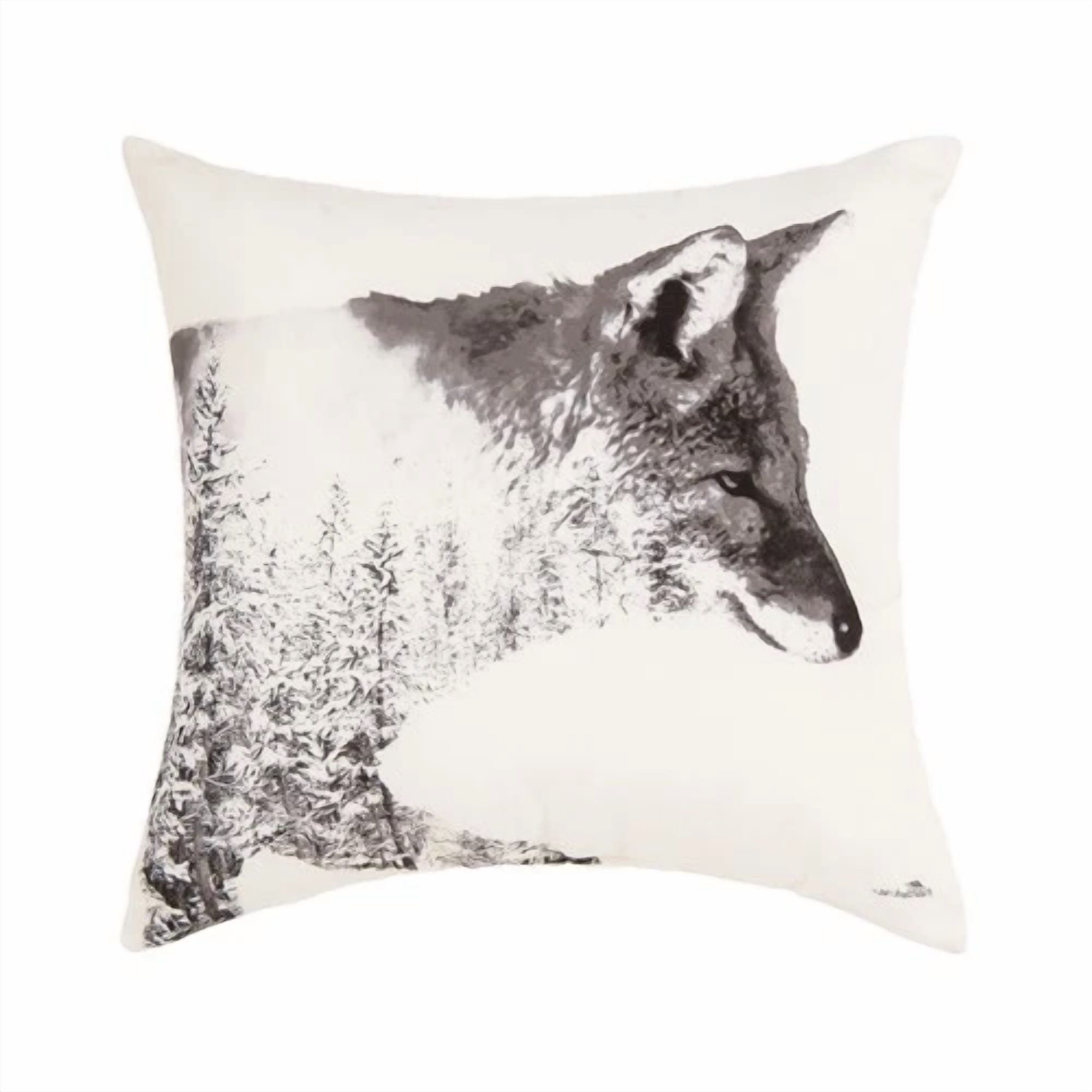 Fox Forest Indoor And Outdoor Throw Pillow