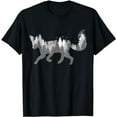 thumbnail image 1 of Fox Forest Nature Outdoor Hiking Camping Hunting Gift T-Shirt, 1 of 5