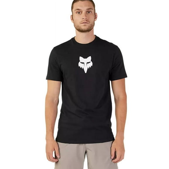 Fox Fox Head Premium T-Shirt (Small, Black)