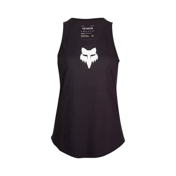 Fox Fox Head Womens Tank Top (Large, Black)