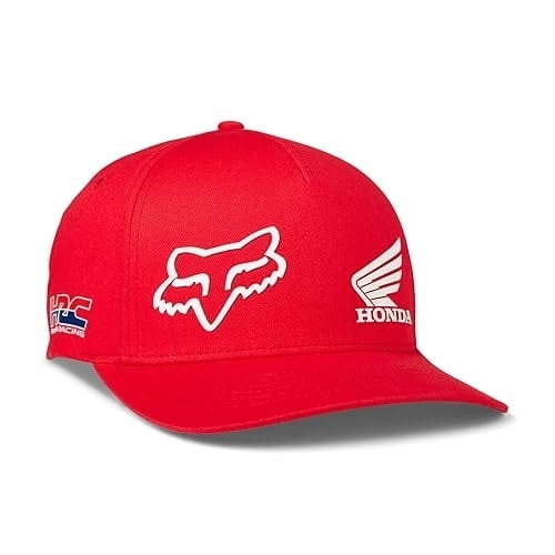 Fox Fox X HON Flexfit Hat (Large - X-Large, Flame Red)
