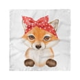 thumbnail image 1 of Fox Head Scarf, Wild Animal Drawing, Head Wrap, 3 Sizes, by Ambesonne, 1 of 2