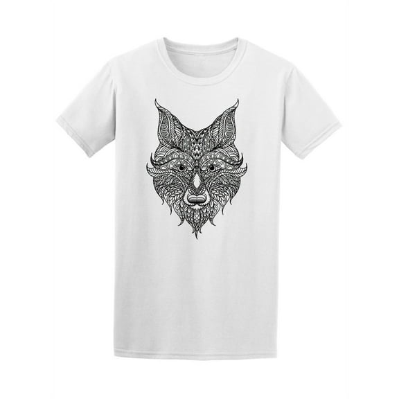 Fox Head Tribal Style Tee Men's -Image by Shutterstock