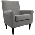 thumbnail image 1 of Fox Hill Trading Ellis Rolled Arm Lounge Chair, Gray, 1 of 7