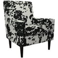thumbnail image 1 of Fox Hill Trading Emma Armchair, Cowhide Black, 1 of 6