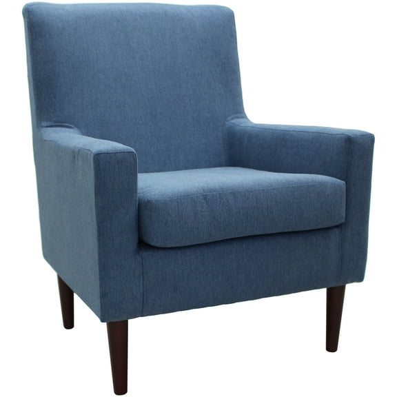 Fox Hill Trading Emma Lounge Chair, Blue