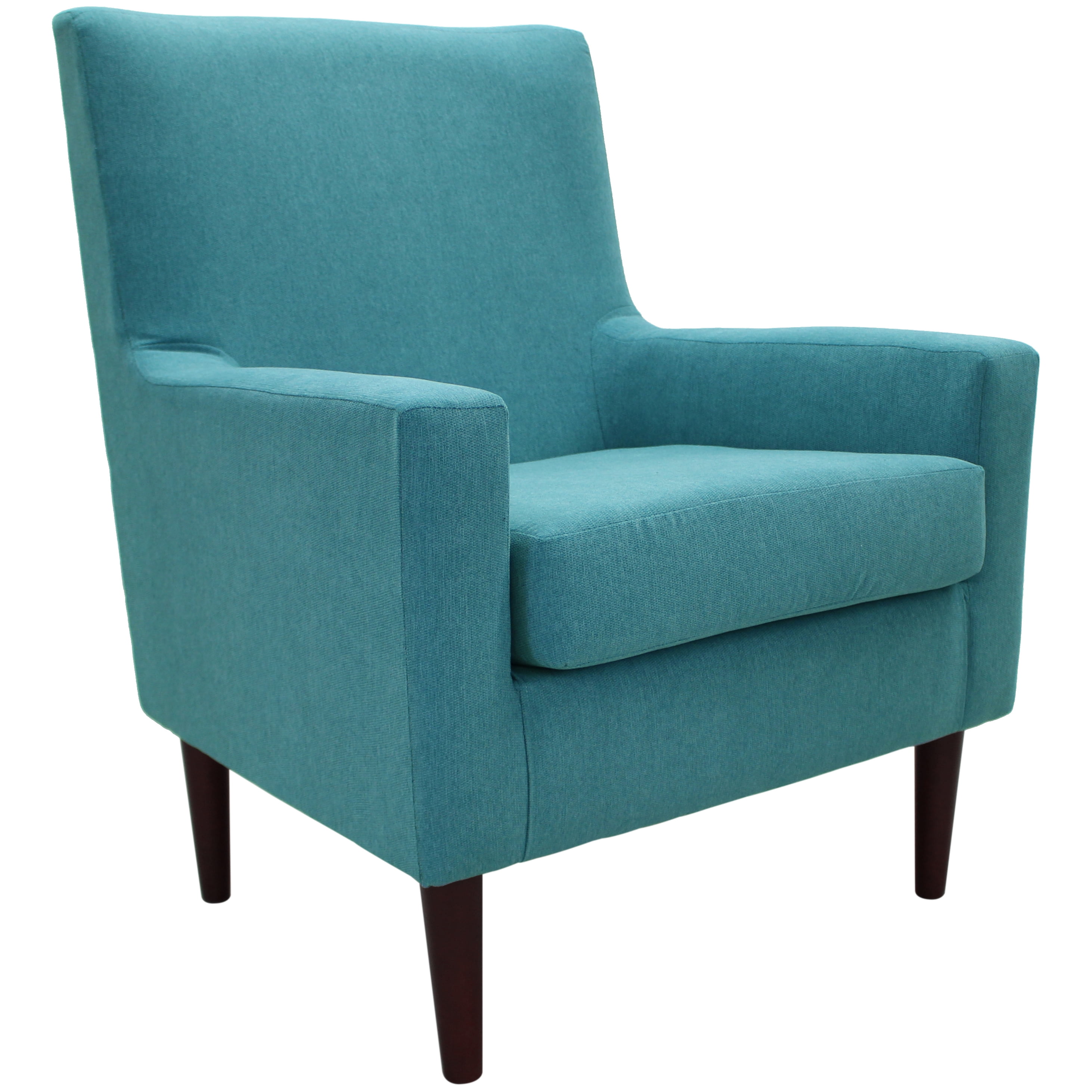 Fox Hill Trading Emma Lounge Chair, Turquoise
