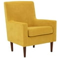 thumbnail image 1 of Fox Hill Trading Emma Traditional Fabric and EPS Arm Chair in Yellow, 1 of 4