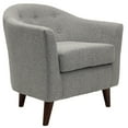 thumbnail image 1 of Fox Hill Trading Marissa Accent Chair, Light Gray, 1 of 6