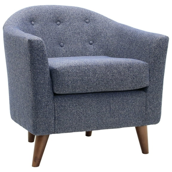 Fox Hill Trading Marissa Accent Chair, Twilight Blue