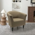 thumbnail image 1 of Fox Hill Trading Marlee Club Chair, Brown, 1 of 6