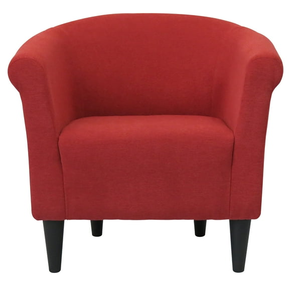 Fox Hill Trading Newport Club Chair, Marsala Red