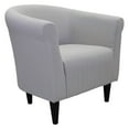 thumbnail image 1 of Fox Hill Trading Newport Club Chair, Sachi Silver, 1 of 12