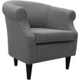 thumbnail image 1 of Fox Hill Trading Nikole Club Chair, Granite Gray, 1 of 6