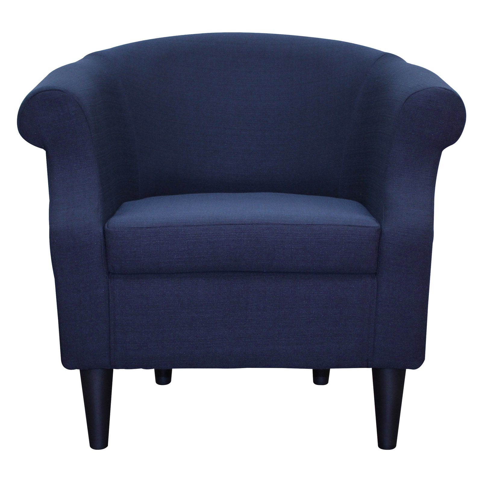 Fox Hill Trading Nikole Club Chair, Navy Blue