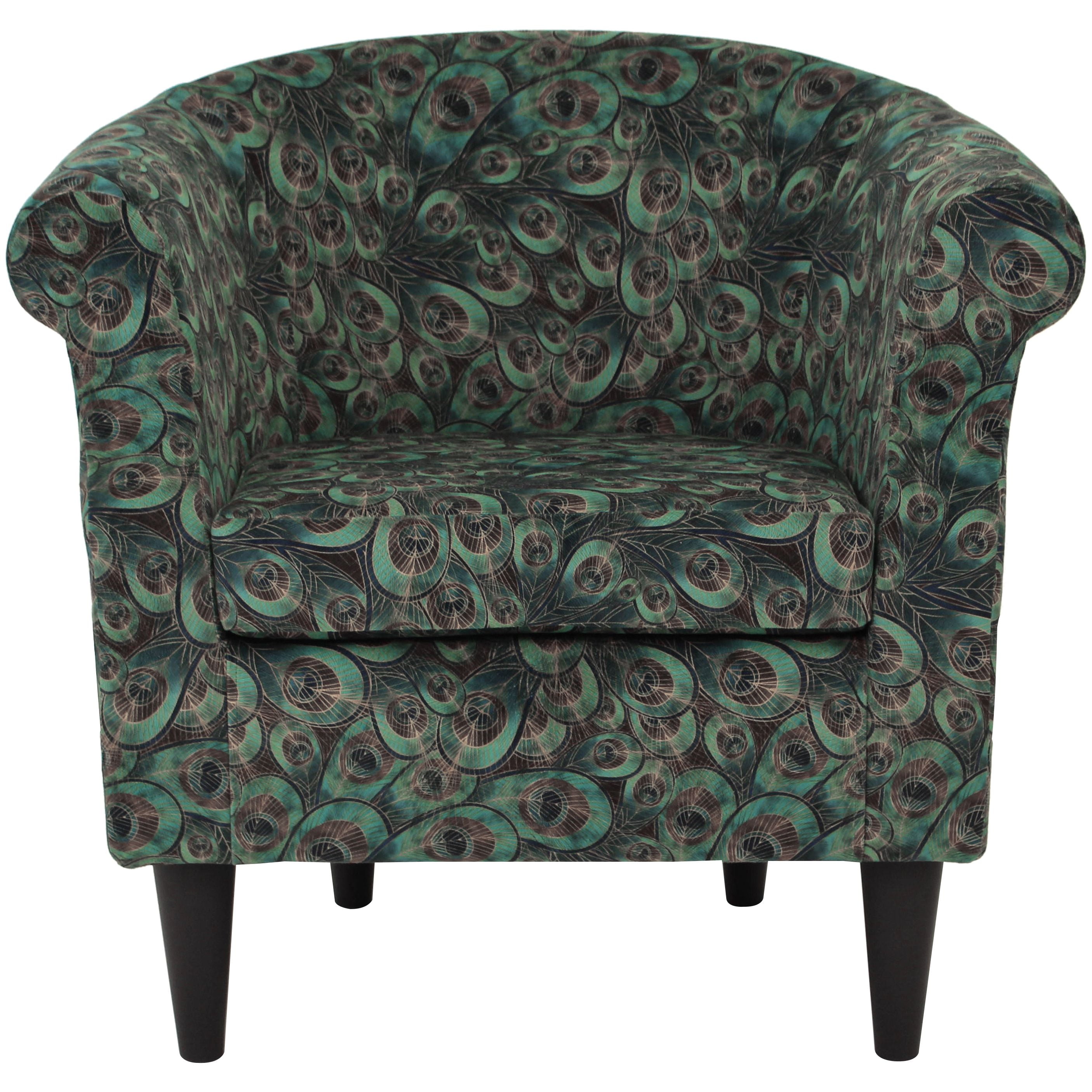 廃盤 希少 入手困難 a.depeche coryre コリルソファ Fox Hill Trading Nikole Club Chair - Peacock Print - Walmart.com