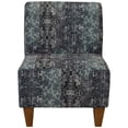 thumbnail image 1 of Fox Hill Trading Penelope Armless Slipper Chair, Slate, 1 of 6