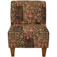 thumbnail image 1 of Fox Hill Trading Penelope Armless Slipper Chair, Toffee, 1 of 6