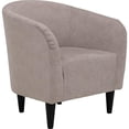 thumbnail image 1 of Fox Hill Trading Traditional Polyester & EPS Curved Tub Chair in Dusty Rose Pink, 1 of 4