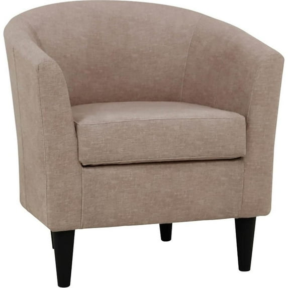 Fox Hill Trading Windsor 17.5" Traditional Fabric Club Chair in Dusty Rose Pink