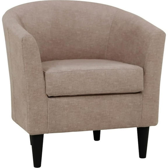 Fox Hill Trading Windsor 17.5" Traditional Fabric Club Chair in Dusty Rose Pink