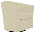 thumbnail image 1 of Fox Hill Trading Windsor Swivel Chair, Cream, 1 of 5