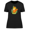 thumbnail image 1 of Fox Holding Letter Doodle T-Shirt Women -Image by Shutterstock, Female Medium, 1 of 2