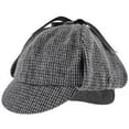 thumbnail image 1 of Fox & Hound - Walrus Hats Multi-colored Wool Blend Checkered Sherlock Holmes Deerstalker Hat, 1 of 1