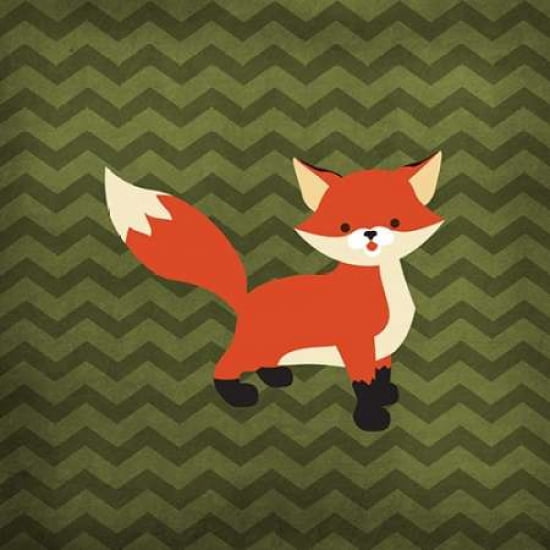 Fox I Canvas Art - Tamara Robinson (24 x 24)