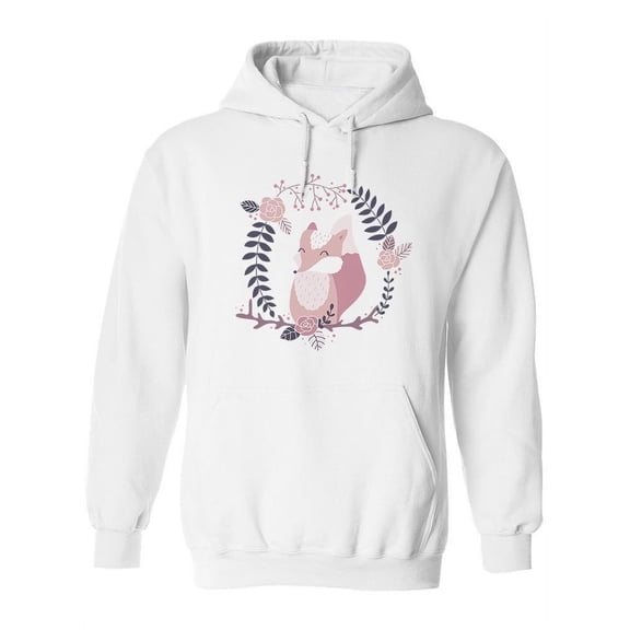 Fox In A Wreath Hoodie Women -Image by Shutterstock, Female 3X-Large