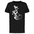 thumbnail image 1 of Fox In Cosy Scarf T-Shirt Men -Image by Shutterstock, Male Large, 1 of 2