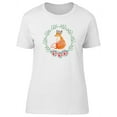 thumbnail image 1 of Fox In Leafy Wreath And Flowers T-Shirt Women -Image by Shutterstock, Female Large, 1 of 4