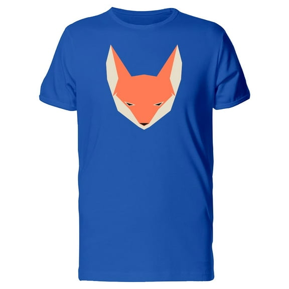 Fox In Minimal Art T-Shirt Men -Image by Shutterstock, Male Large